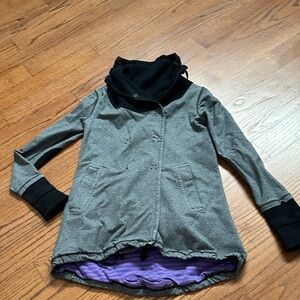 lululemon athletica Gray and Black Utility Jacket